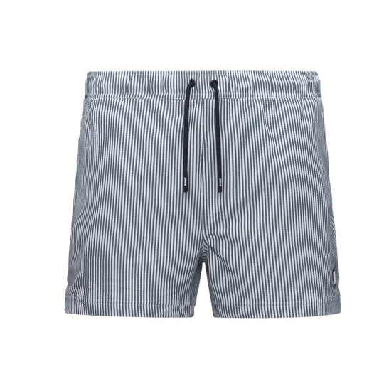 Costume Uomo K-Way Hazel Mid Stripes Beach Bianco/Blu