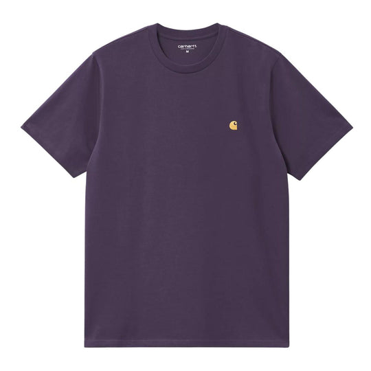 Men's Carhartt WIP S/S Chase Purple T-shirt