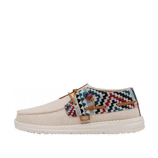 Scarpe Donna Hey Dude Ellie Festival W Beige / Multicolor