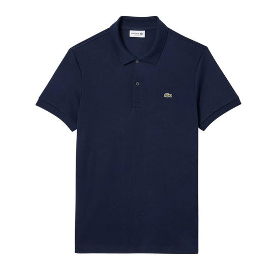 Polo Uomo Lacoste Regular Fit Cotone Pima Blu