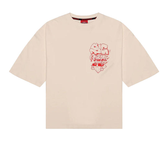 T-Shirt Uomo Sprayground Creative Boxy Avorio