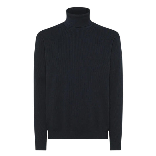 Men's Sweater RRD Amos Lupin Turtleneck Knit Black