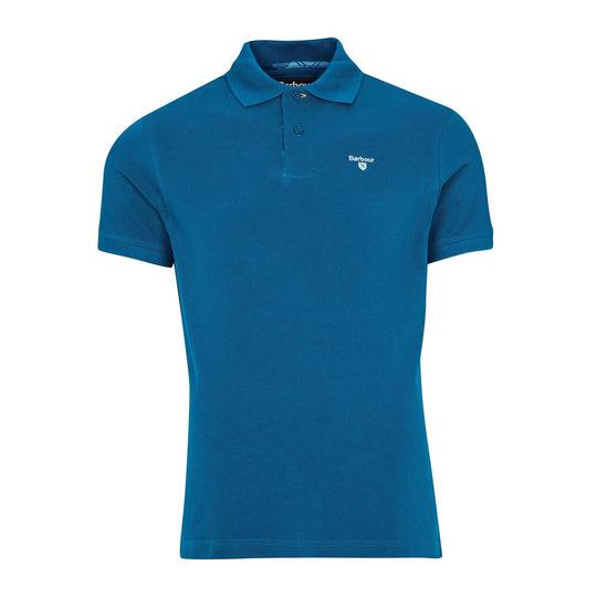 Herenpolo Barbour Lichtblauw