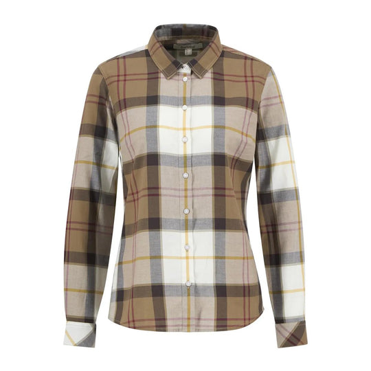 Camicia Donna Barbour Bredon Tartan Marrone