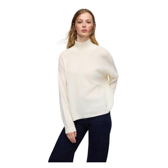 Maglia Donna Liu-Jo Unita Collo Lupetto Panna