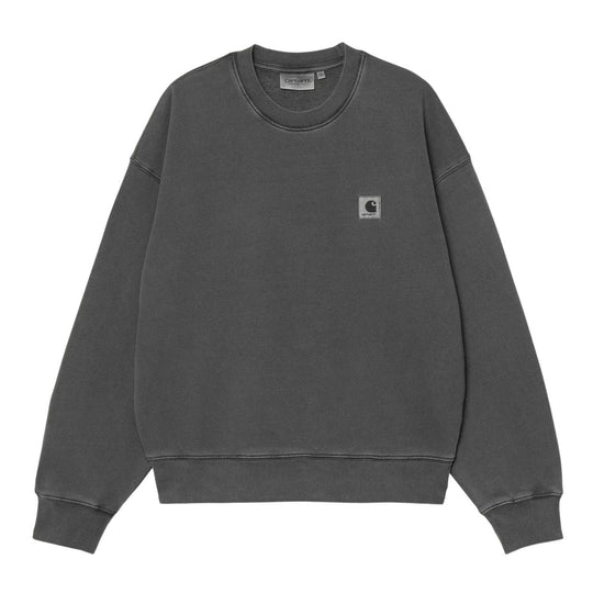 Felpa Donna Carhartt W' Nelson Sweatshirt Nero Lavato