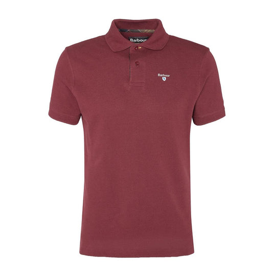 Herenpolo Barbour Bordeaux