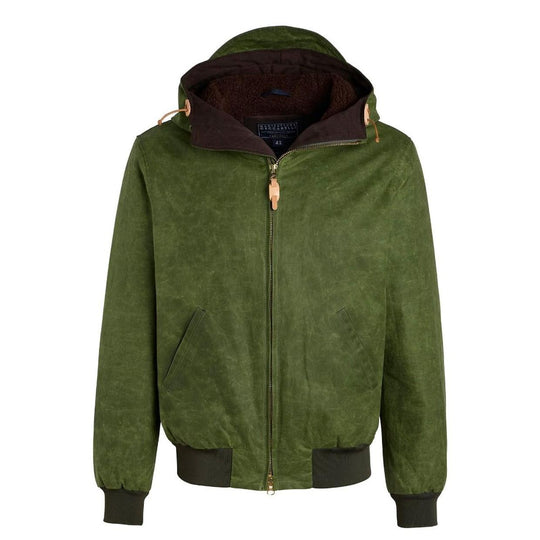 Bomber Cappuccio Uomo Manifattura Ceccarelli Verde