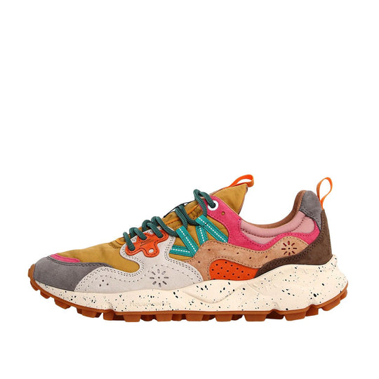 Sneakers Damen Flower Mountain Yamano 3 Gelb / Rosa