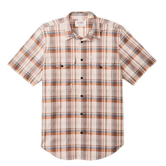 Herrenhemd Filson S/S Twin Lakes Beige / Rost