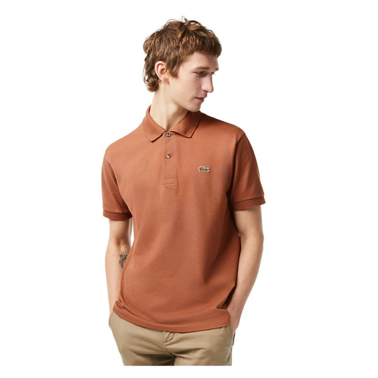 Polo Lacoste Classic Fit Marrone Chiaro