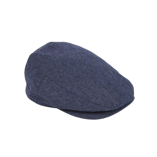 Basco Uomo Barbour Barlow Flat Cap Blu