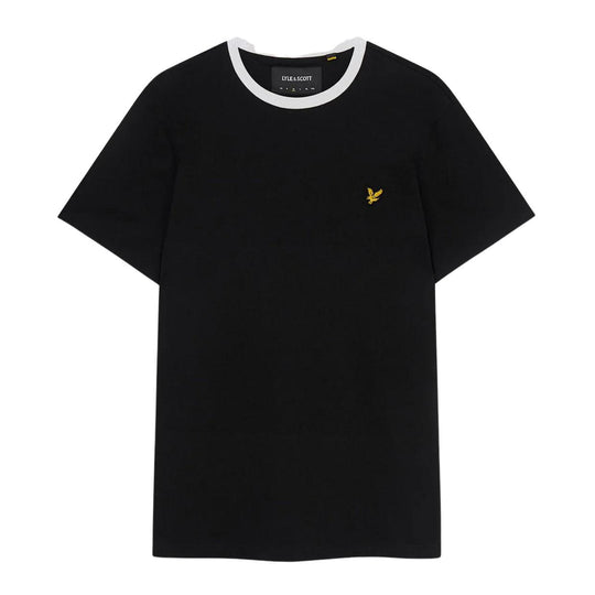 T-shirt Uomo Lyle & Scott Ringe Nero / Bianco