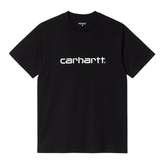 T-shirt Uomo Carhartt WIP S/S Script Nero / Bianco