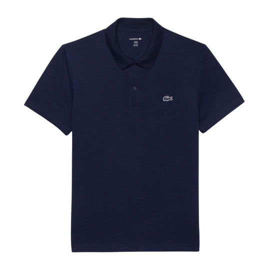 Polo Uomo Lacoste Regular Fit Ottoman Blu