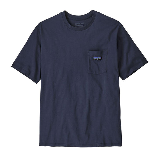 T-shirt Uomo Patagonia Daily Pocket Blu Navy