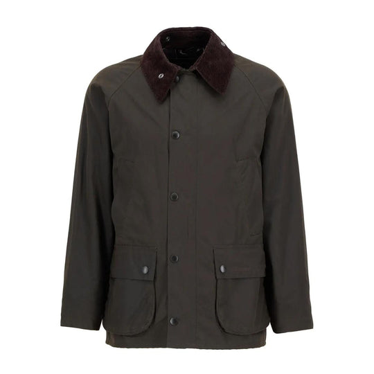 Giubbino Uomo Barbour Classic Bedale Wax Jacket Verde