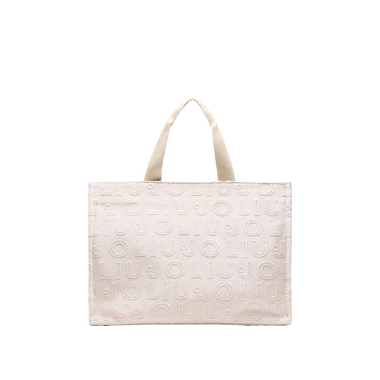 Borsa Liu-Jo Tote Grande Jacquard Champagne