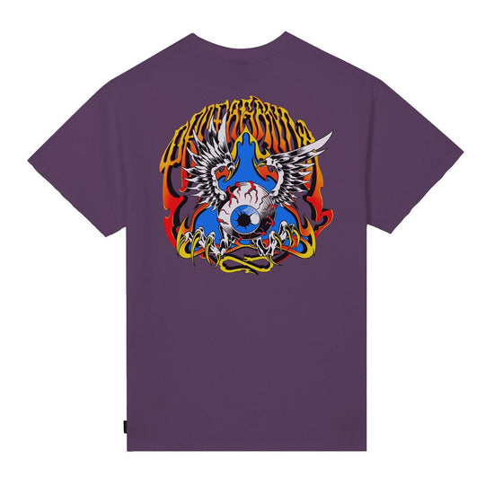 T-shirt Herren Propaganda Dreieck Augenball Lila