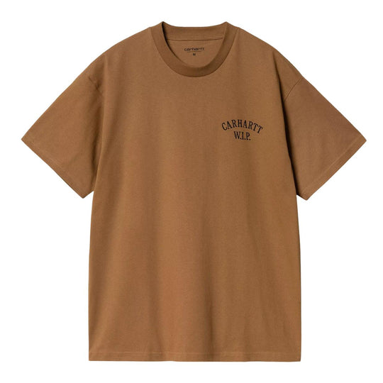 T-shirt Herren Carhartt WIP S/S Schreinerei Braun