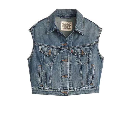 Levi's Women's Shrunken 90s Denim Vest