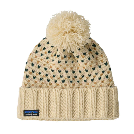 Cappello Donna Patagonia Snowbelle Beanie Panna Multicolor