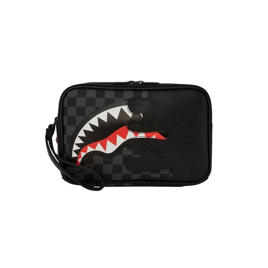 Beauty Case Sprayground Unfinished Shark Nero