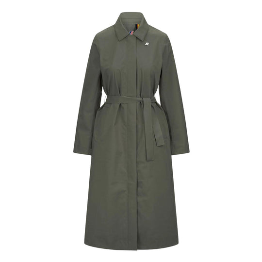 Damen Regenjacke K-Way Barbra Stretch 2L Grün