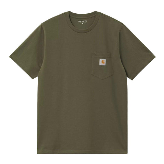 T-shirt Uomo Carhartt WIP S/S Pocket Verde Dollaro