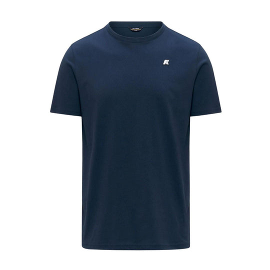 T-Shirt Uomo K-Way Odom Jersey Slim Cobalto
