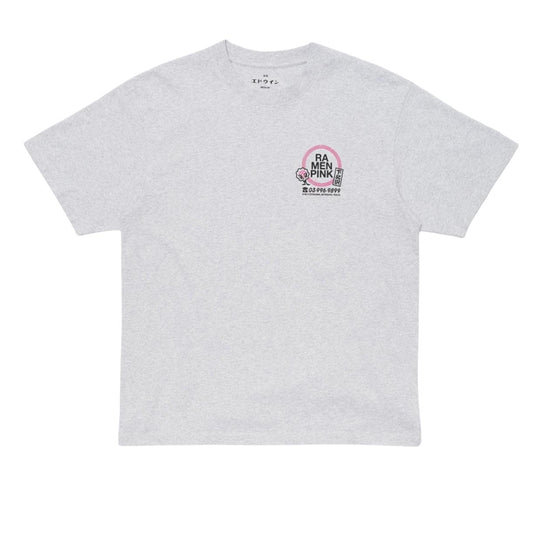 T-Shirt Uomo Edwin Ramen Pink Grigio Melange