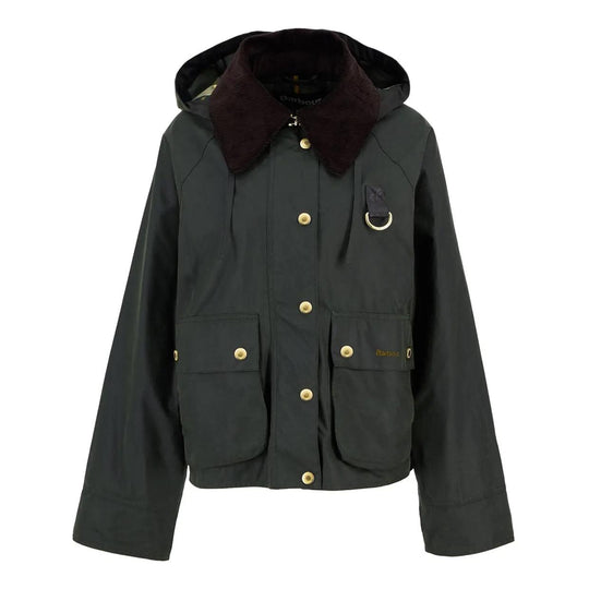 Giubbino Donna Barbour Reighton Spey Verde