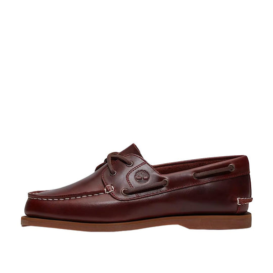 Mocassino Uomo Timberland W' Classic Boat 2 Fori Burgundy