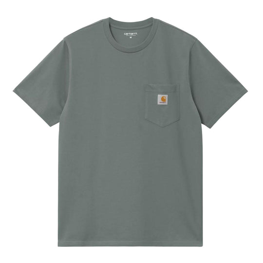 T-Shirt Uomo Carhartt Wip S/S Pocket Verde Salvia