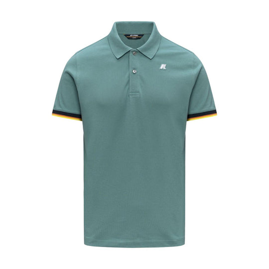 Polo Uomo K-Way Vincent Pique Salvia