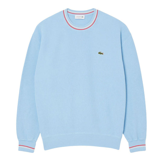 Lacoste Men's Striped Light Blue Sweater