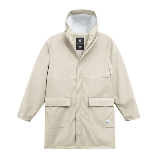 Men's Herschel Classic Long Rain Jacket Stone