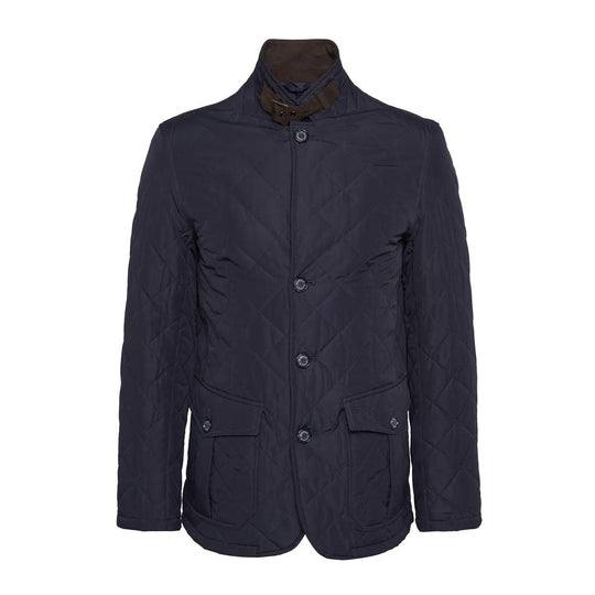 Giubbino Uomo Barbour Trapuntato Lutz Blu Navy