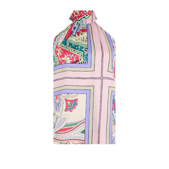 Top Donna Liu-Jo Printed Satin Multicolor