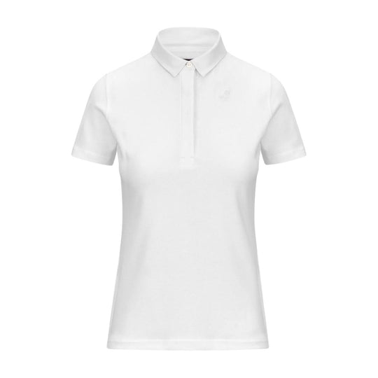 Polo Donna K-Way Amedea Pique Bianco