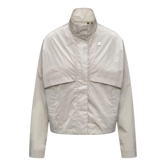 Giubbino Donna K-Way Aubette Satin Glass Sabbia