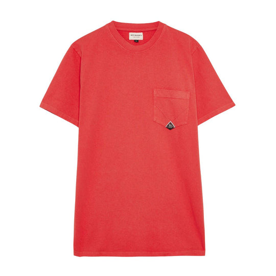 T-shirt Uomo Roy Roger's Pocket Rosso Corallo