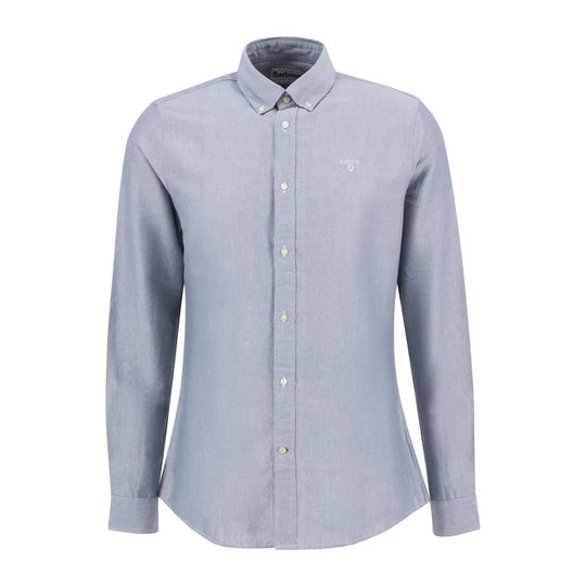 Camicia Uomo Barbour Oxford Tailored Azzurro