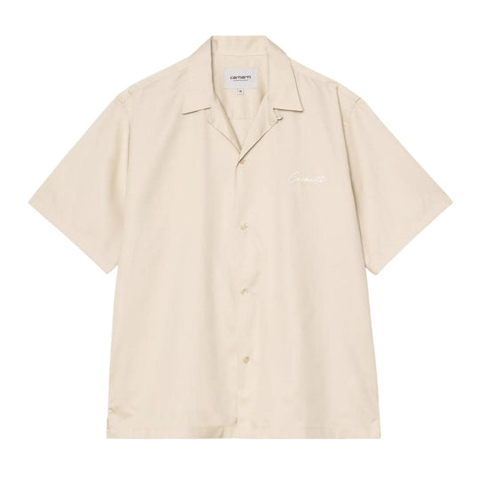 Camicia Uomo Carhartt Wip S/S Delray Shirt Beige