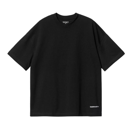 T-Shirt Uomo Carhartt Wip S/S Link Script Nero/Bianco