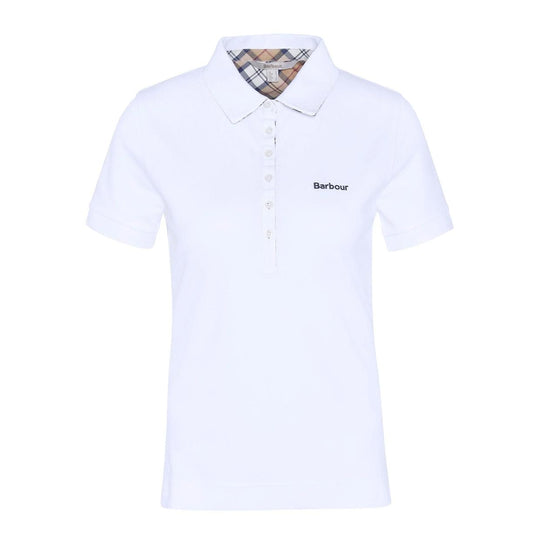 Polo Donna Barbour Portsdown Bianco