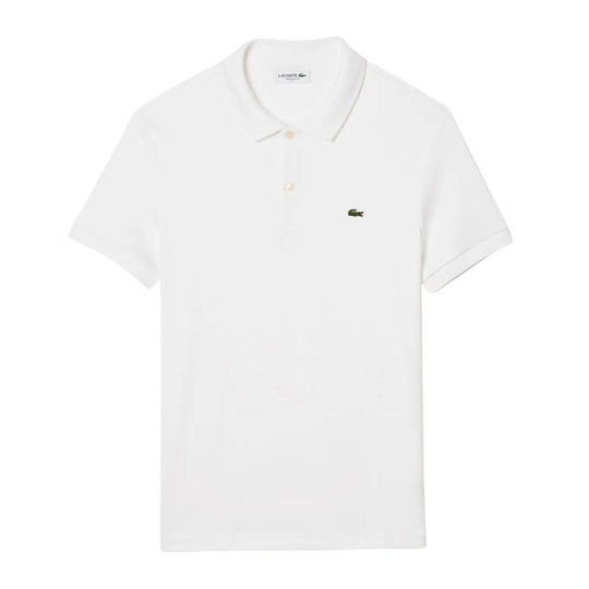 Polo Herren Lacoste Regular Fit Pima-Baumwolle Weiß