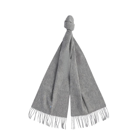 Sciarpa Uomo Barbour Plain Lambs Scarf Grigio Chiaro