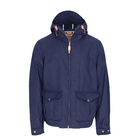 Giubbino Manifattura Ceccarelli Hooded Blazer Coat Blu Navy