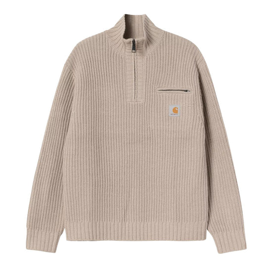 Maglia Uomo Carhartt Wip Detroit Half Zip Sweater Sabbia